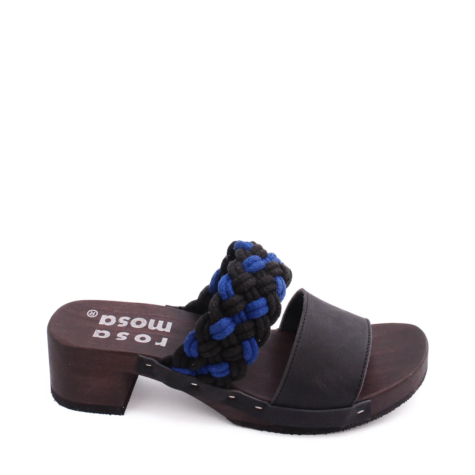 ROCCO BRAID SANDALS   Black Navy