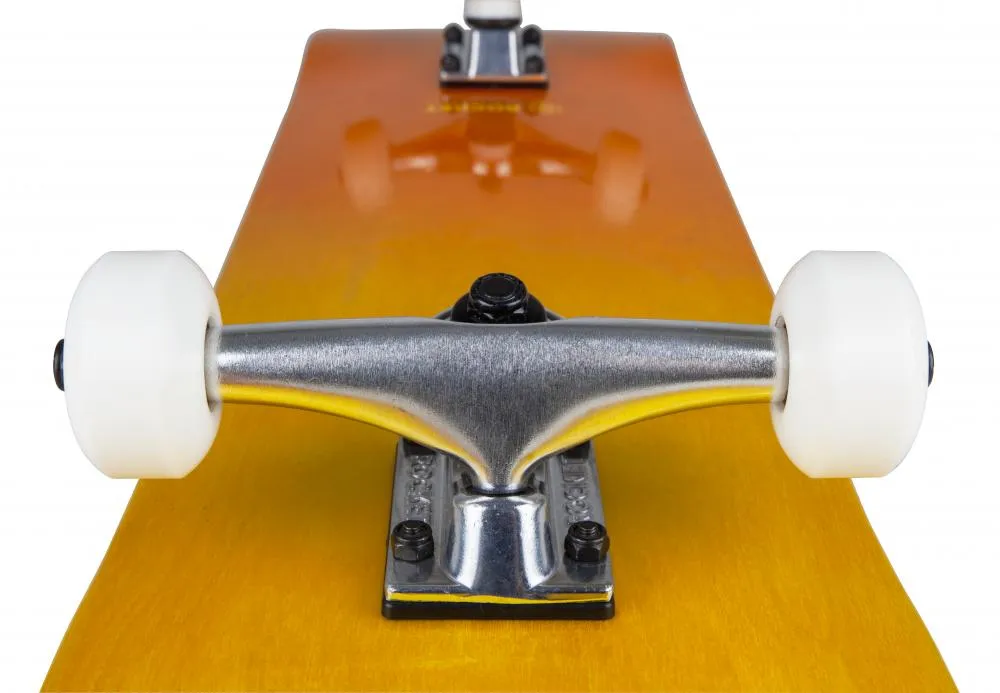 Rocket Double Dipped Complete Skateboard 8.0" - Orange / Yellow