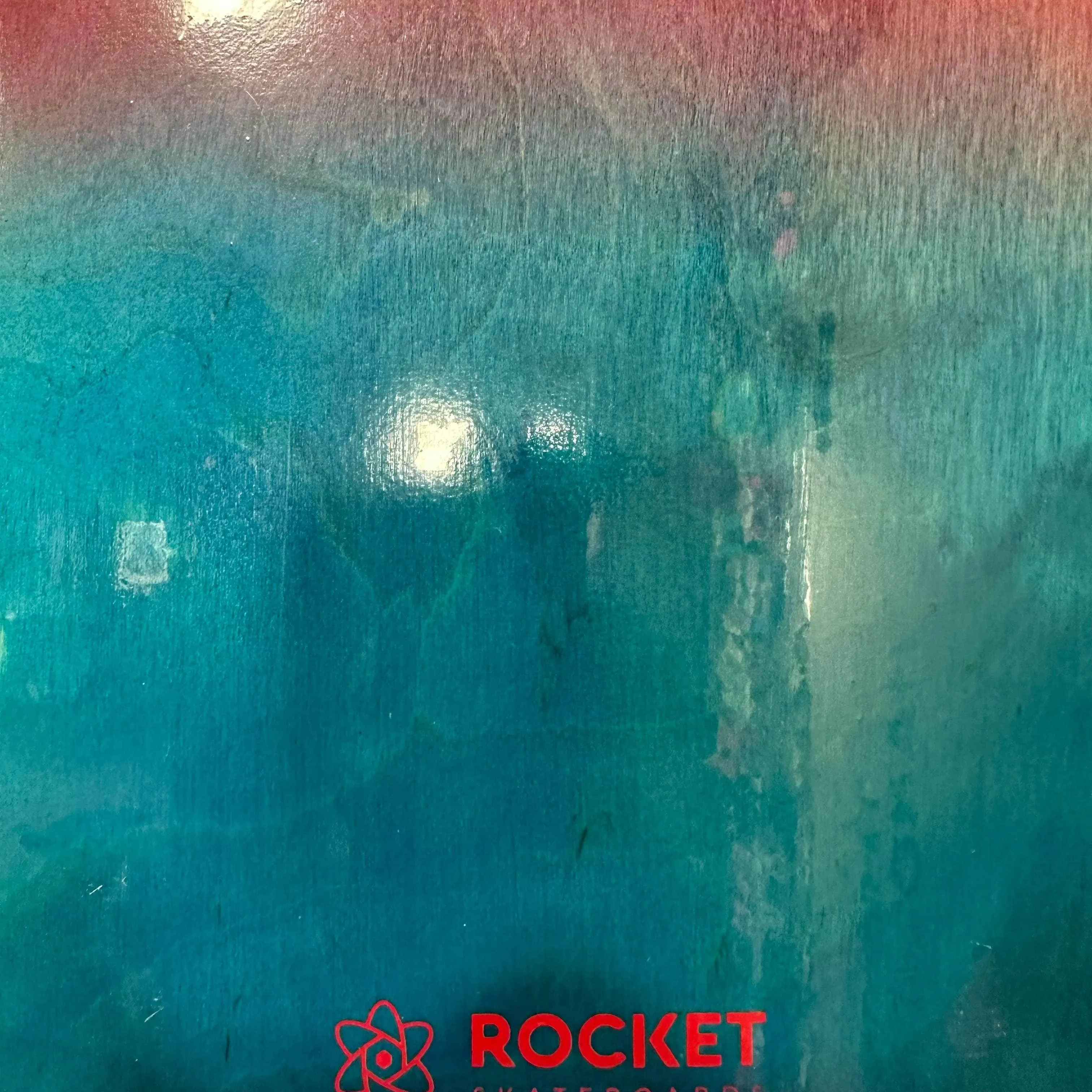 Rocket Double Dipped Red / Blue 7.5" Complete Skateboard