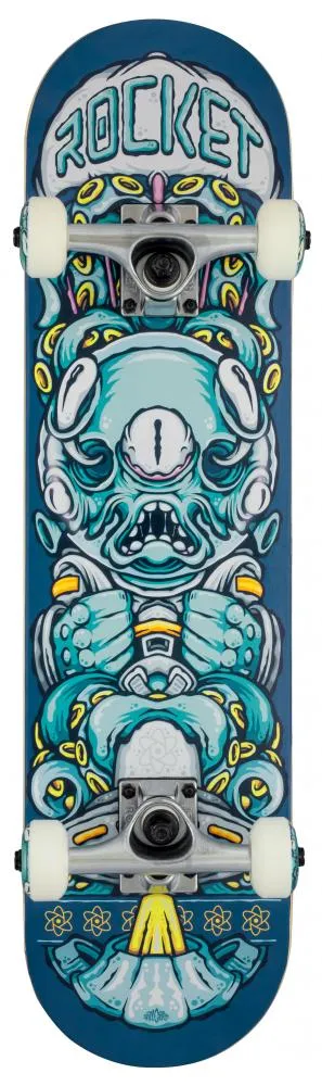 Rocket Skateboards Pile-Up Complete Skateboard - Alien 7.375"