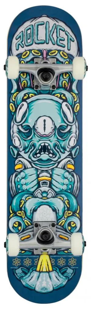 Rocket Skateboards Pile-Up Complete Skateboard - Alien 7.375"