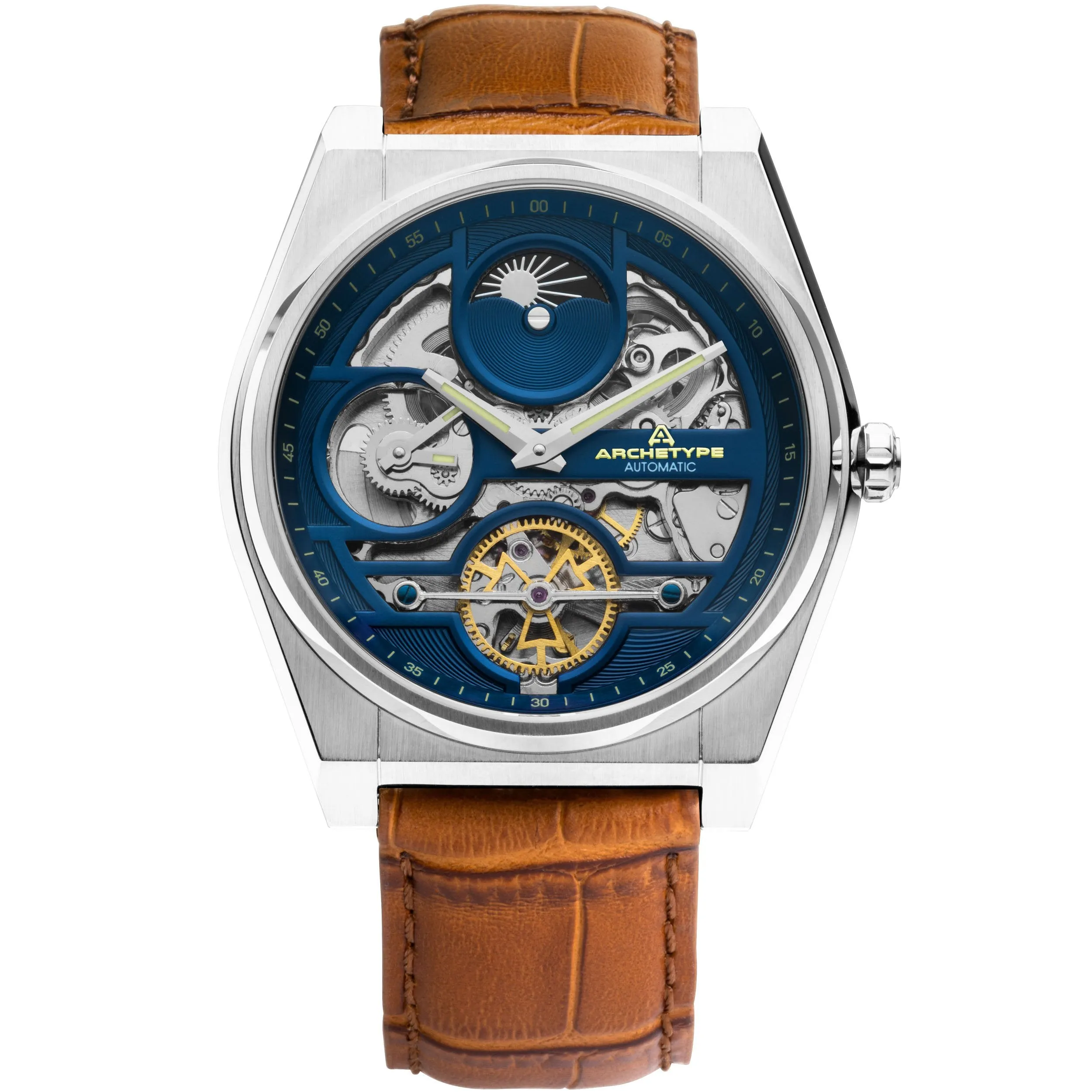 Rogue Automatic Silver Tan Navy