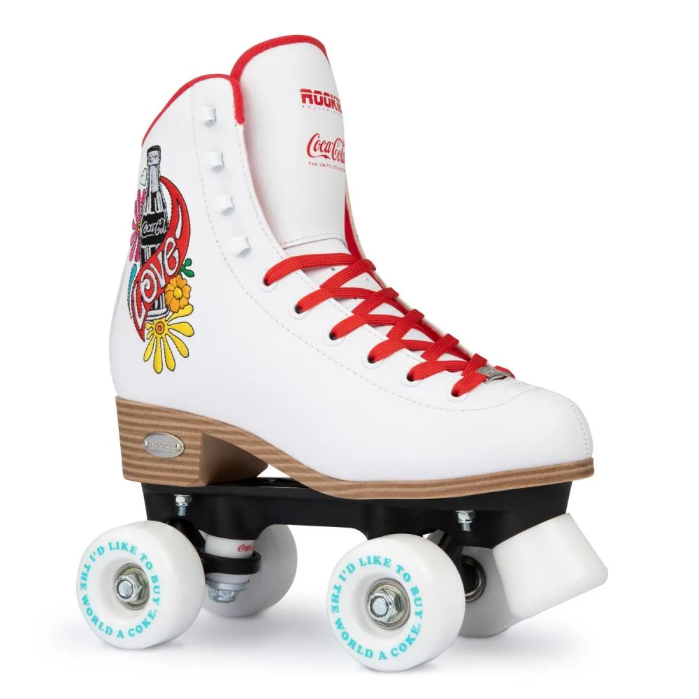 Rookie Coca-Cola Love Quad Skates - White