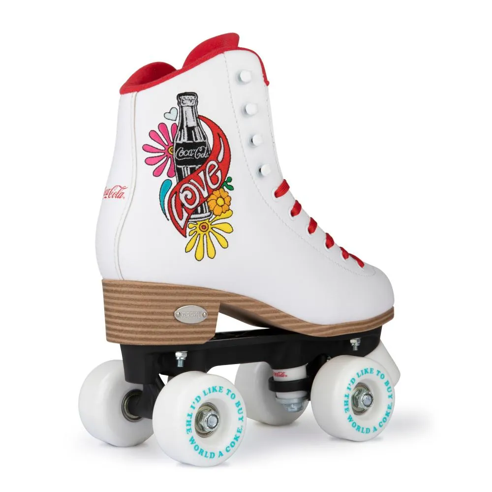 Rookie Coca-Cola Love Quad Skates - White