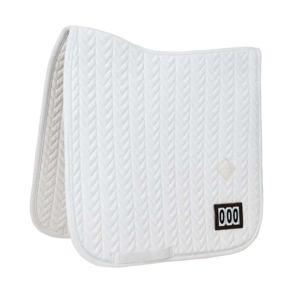 Saddle Pad Fishbone Competition 2 numbers Dressage by Kentucky