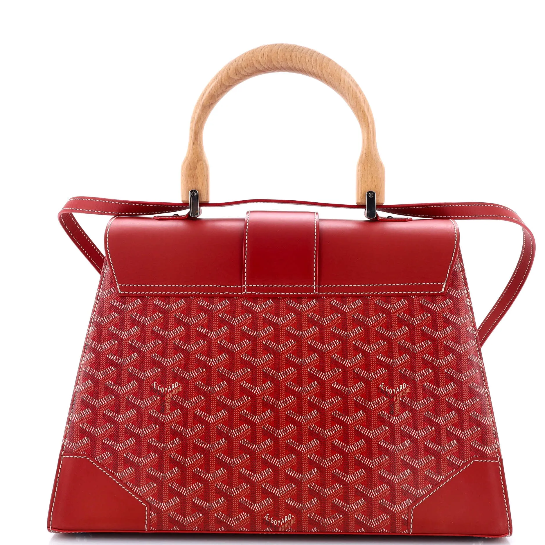 Saigon Top Handle Bag Coated Canvas with Leather MM