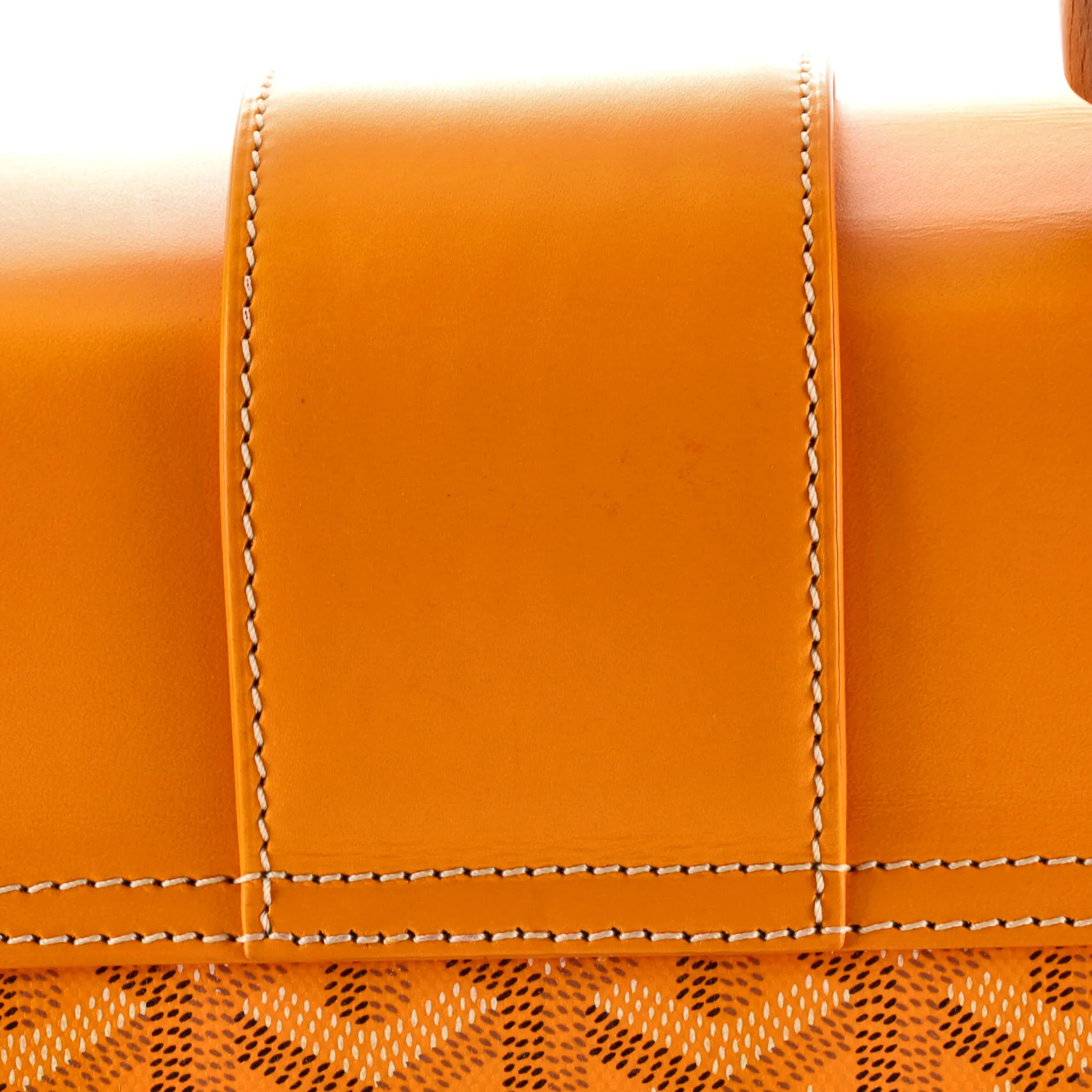 Saigon Top Handle Bag Coated Canvas with Leather MM