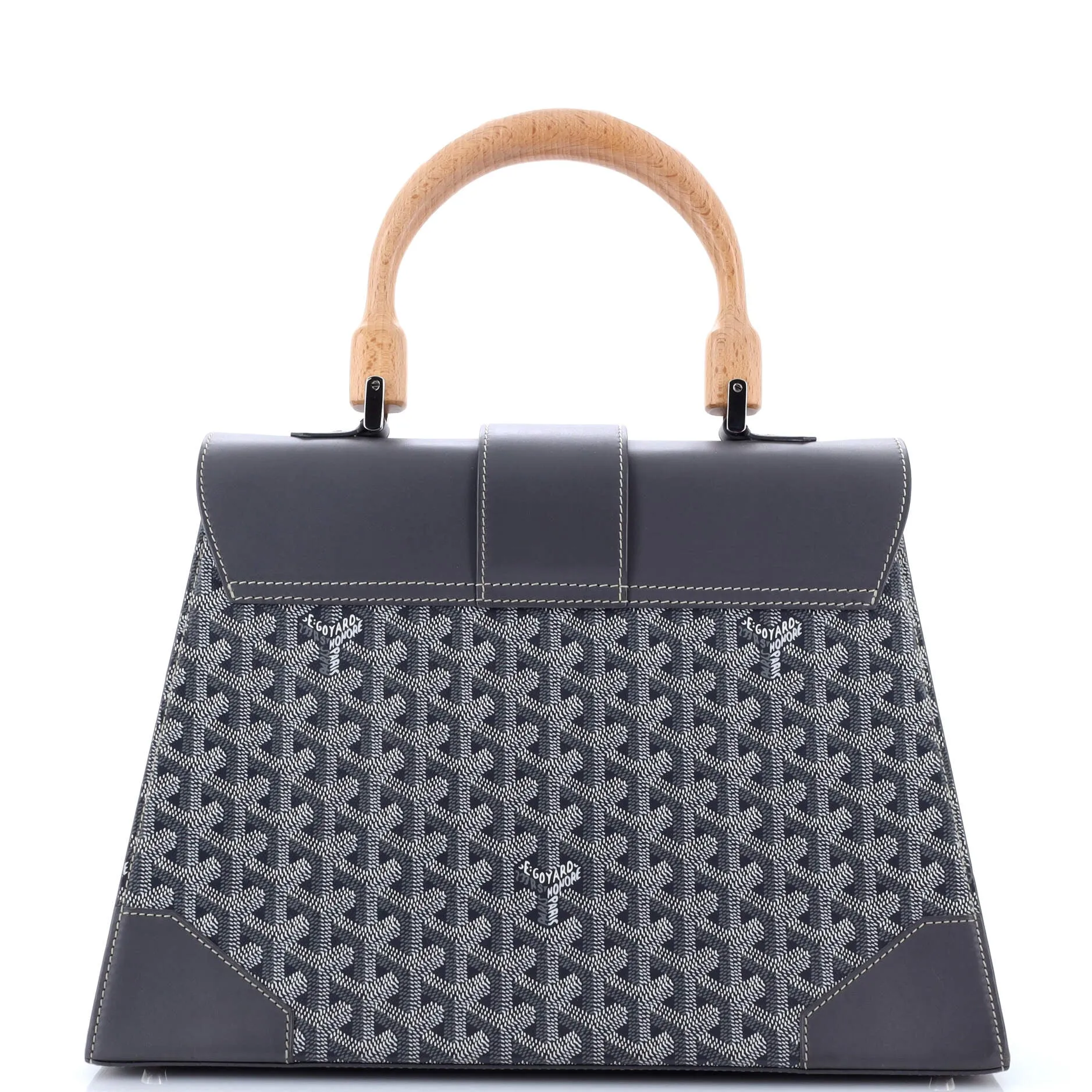 Saigon Top Handle Bag Coated Canvas with Leather MM