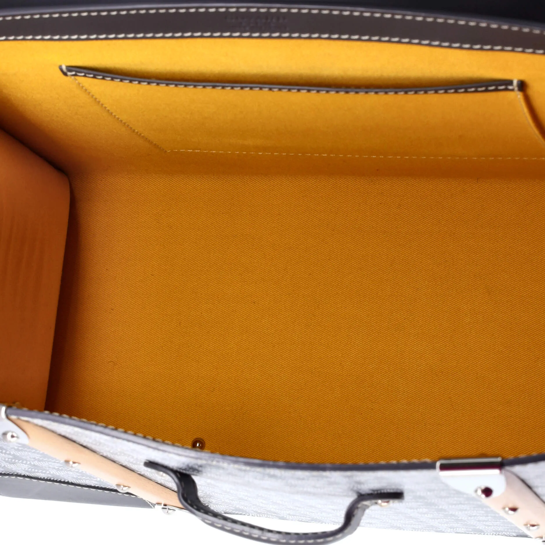 Saigon Top Handle Bag Coated Canvas with Leather MM