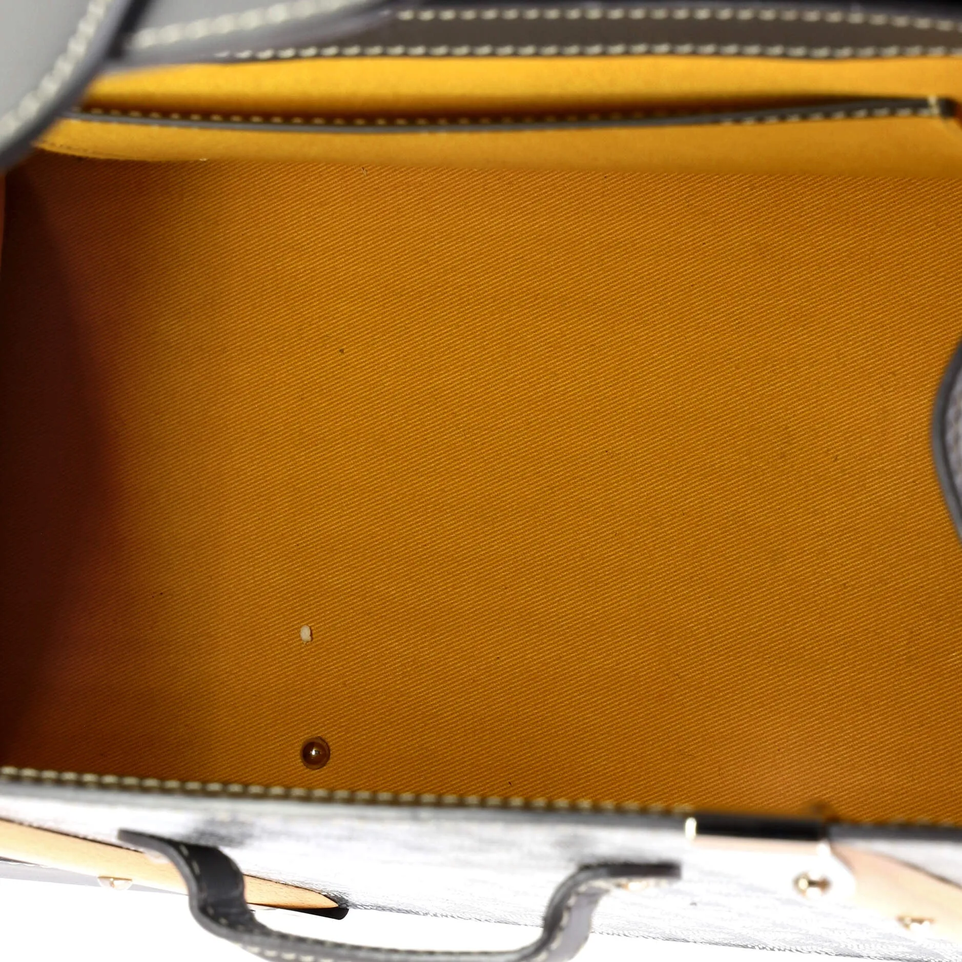 Saigon Top Handle Bag Coated Canvas with Leather MM
