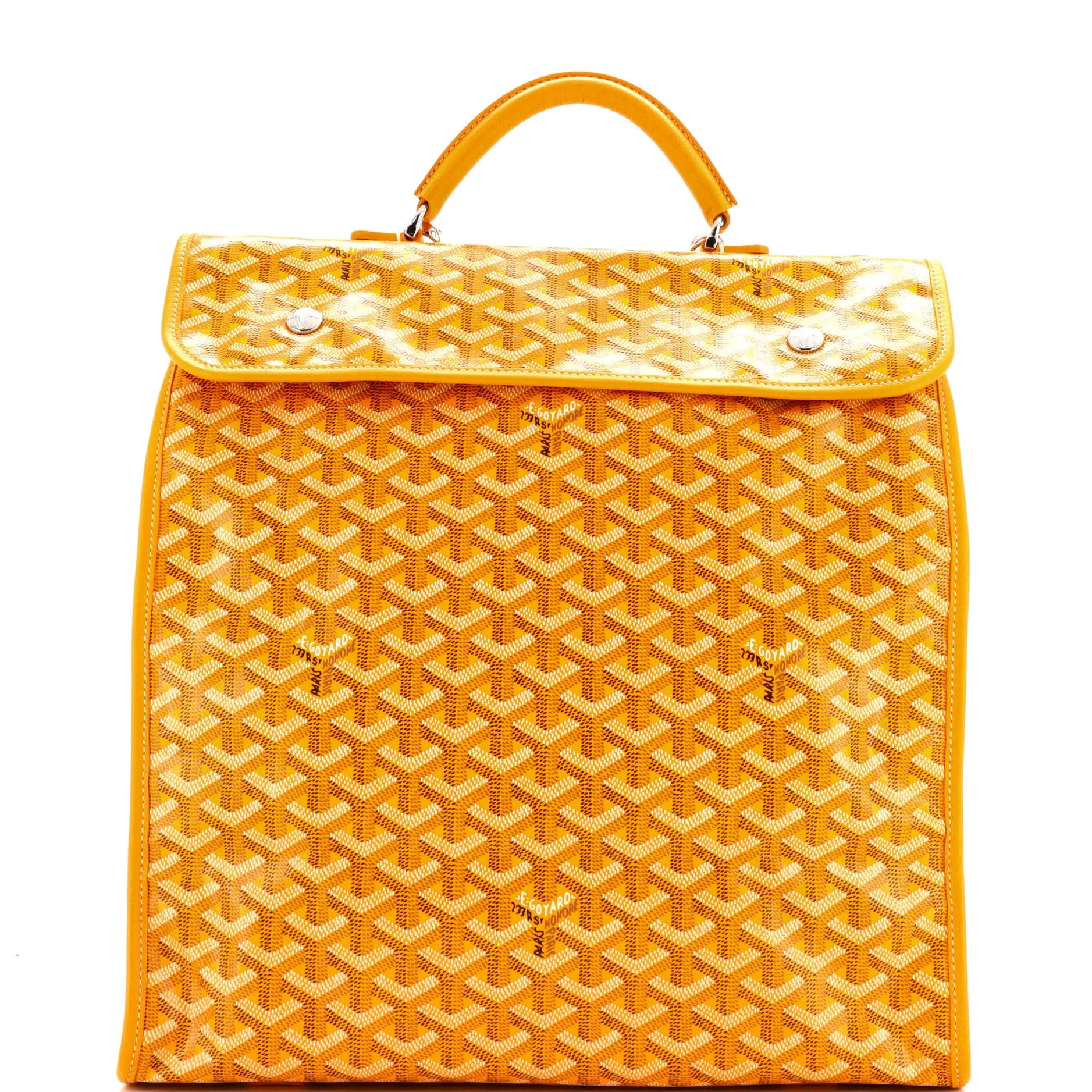Saint Leger Briefcase Backpack Coated Canvas