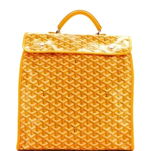 Saint Leger Briefcase Backpack Coated Canvas