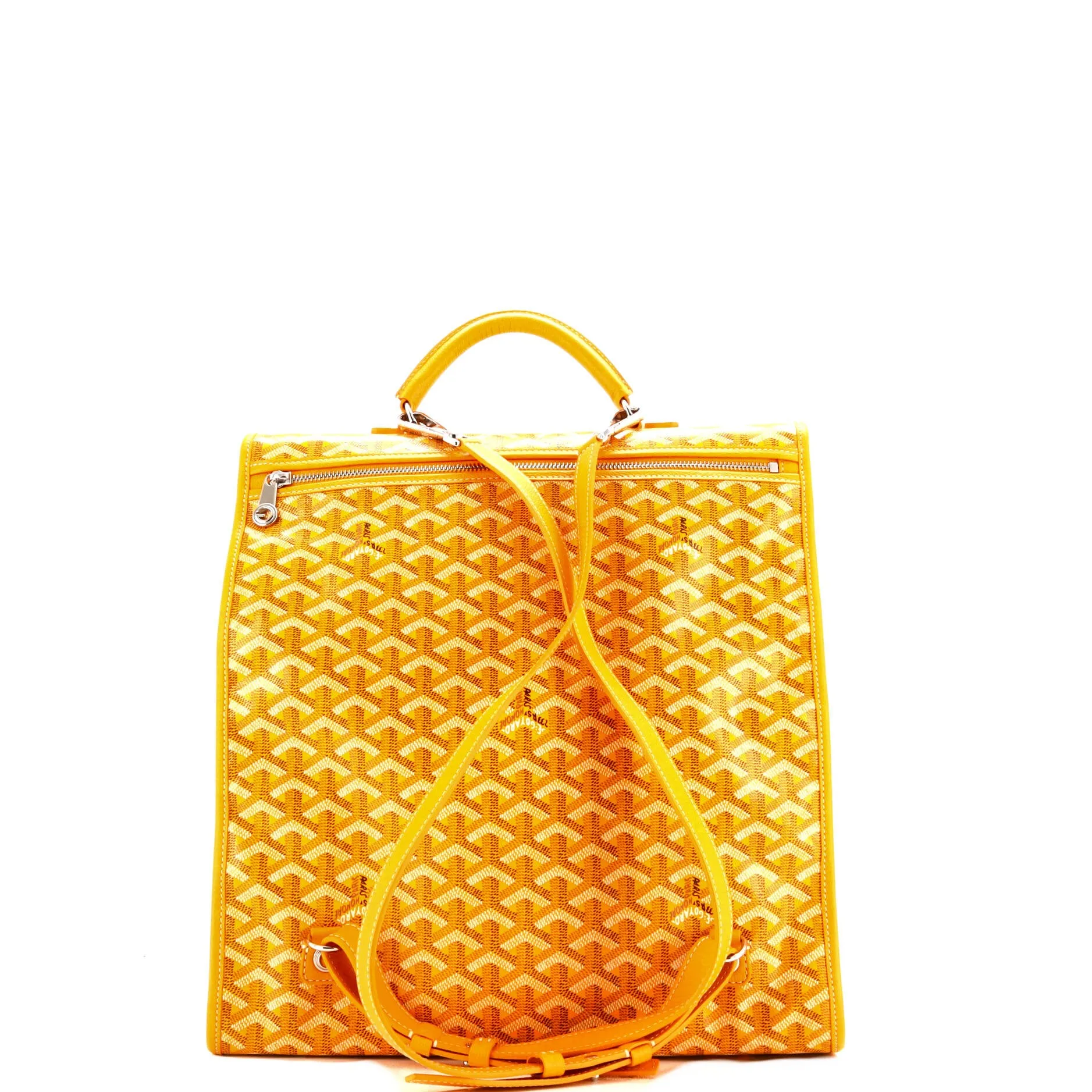 Saint Leger Briefcase Backpack Coated Canvas