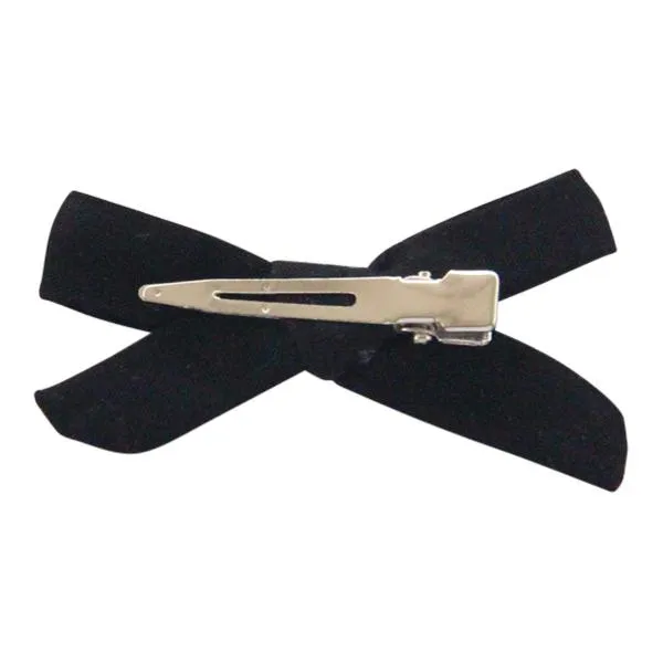 SALE Koala Gray Velvet Bow