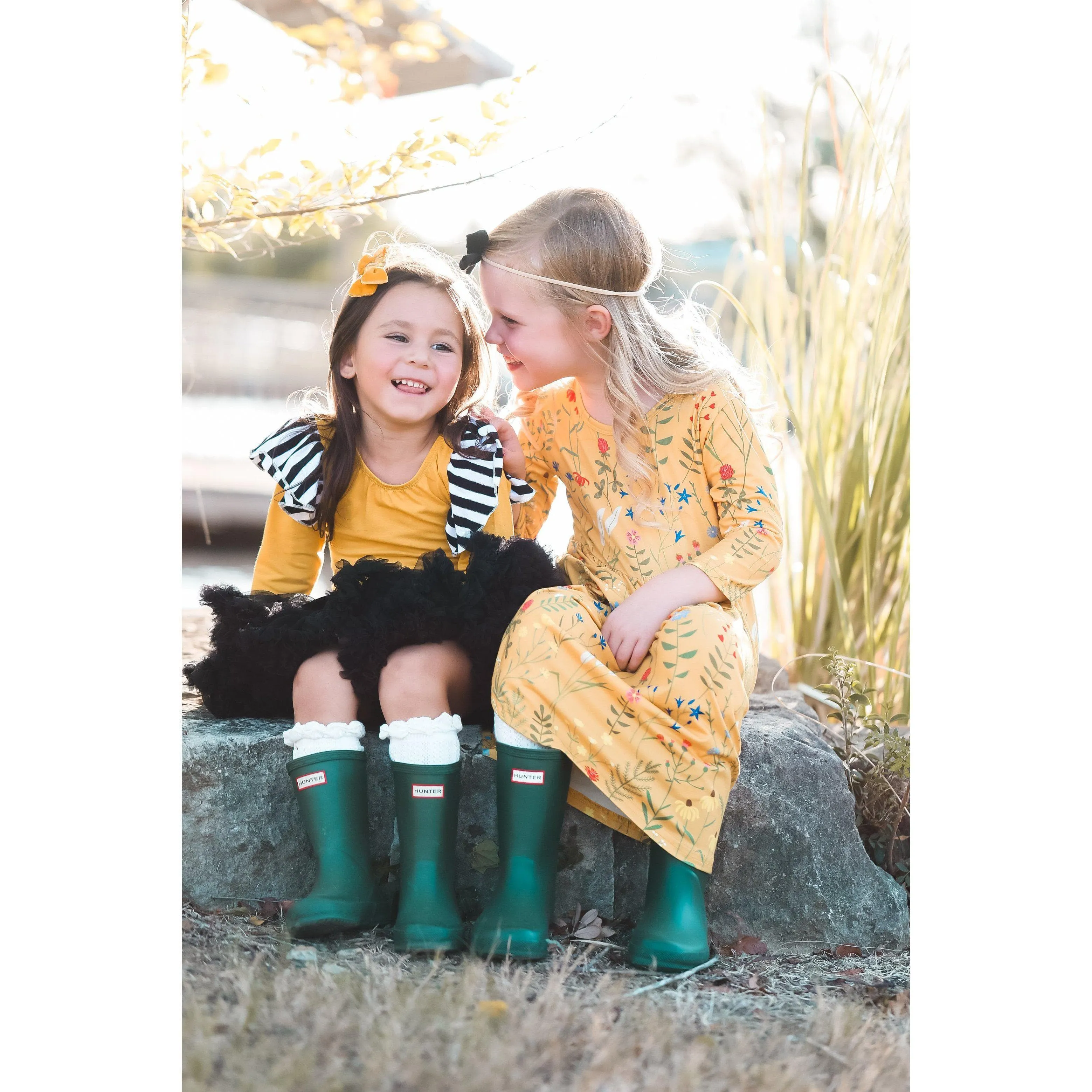 SALE Mustard Velvet Bow