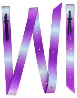 Showman Latigo Set Premium Nylon Ombre Print