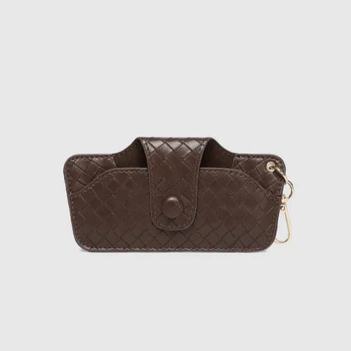 Skittle Sunglass Case - Woven Chocolate