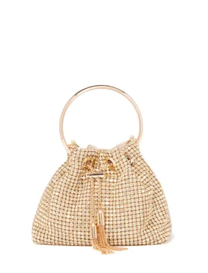 Skylah Sparkle Metal Handle Bag