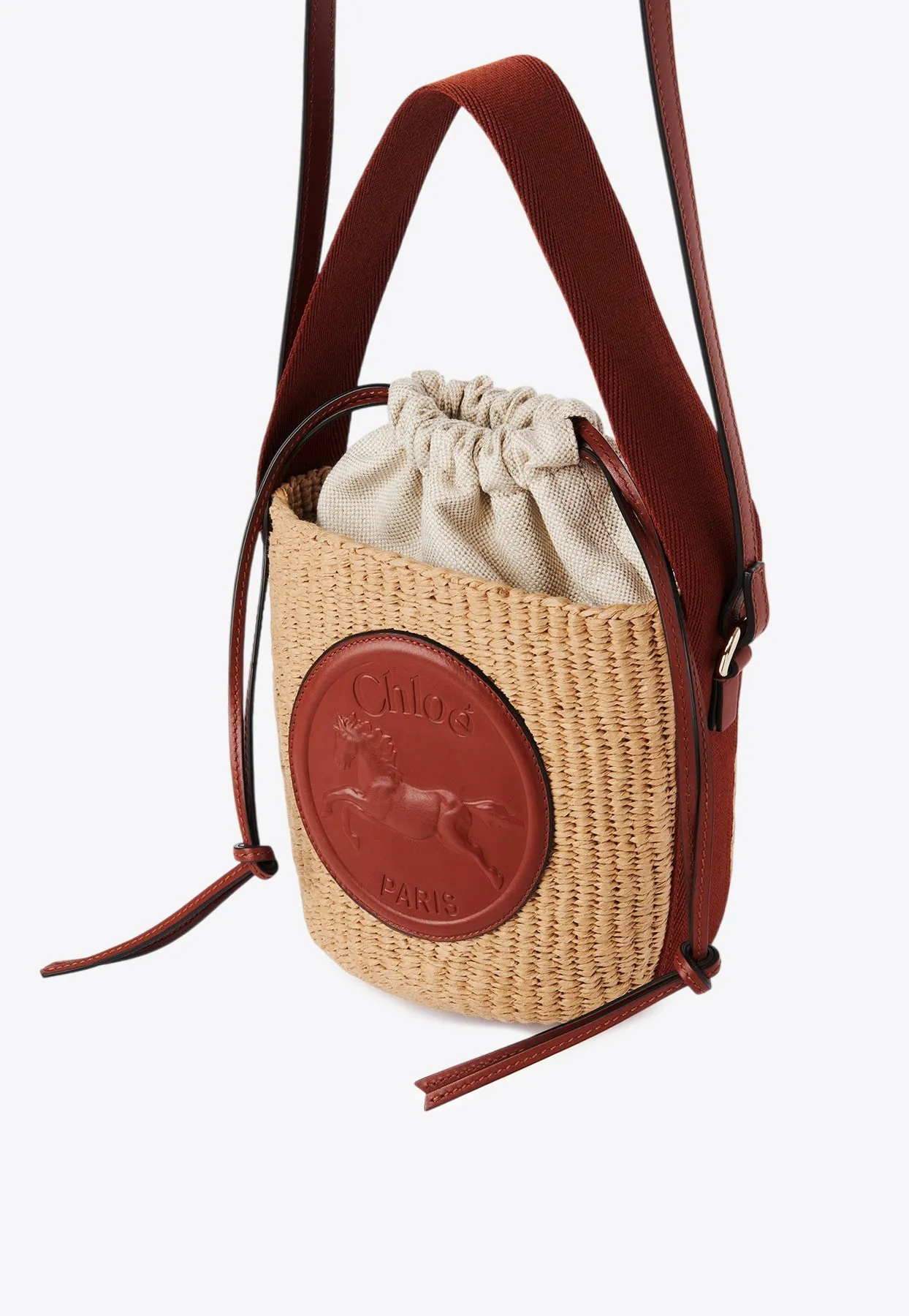Small Horse Medal Basket Bag
