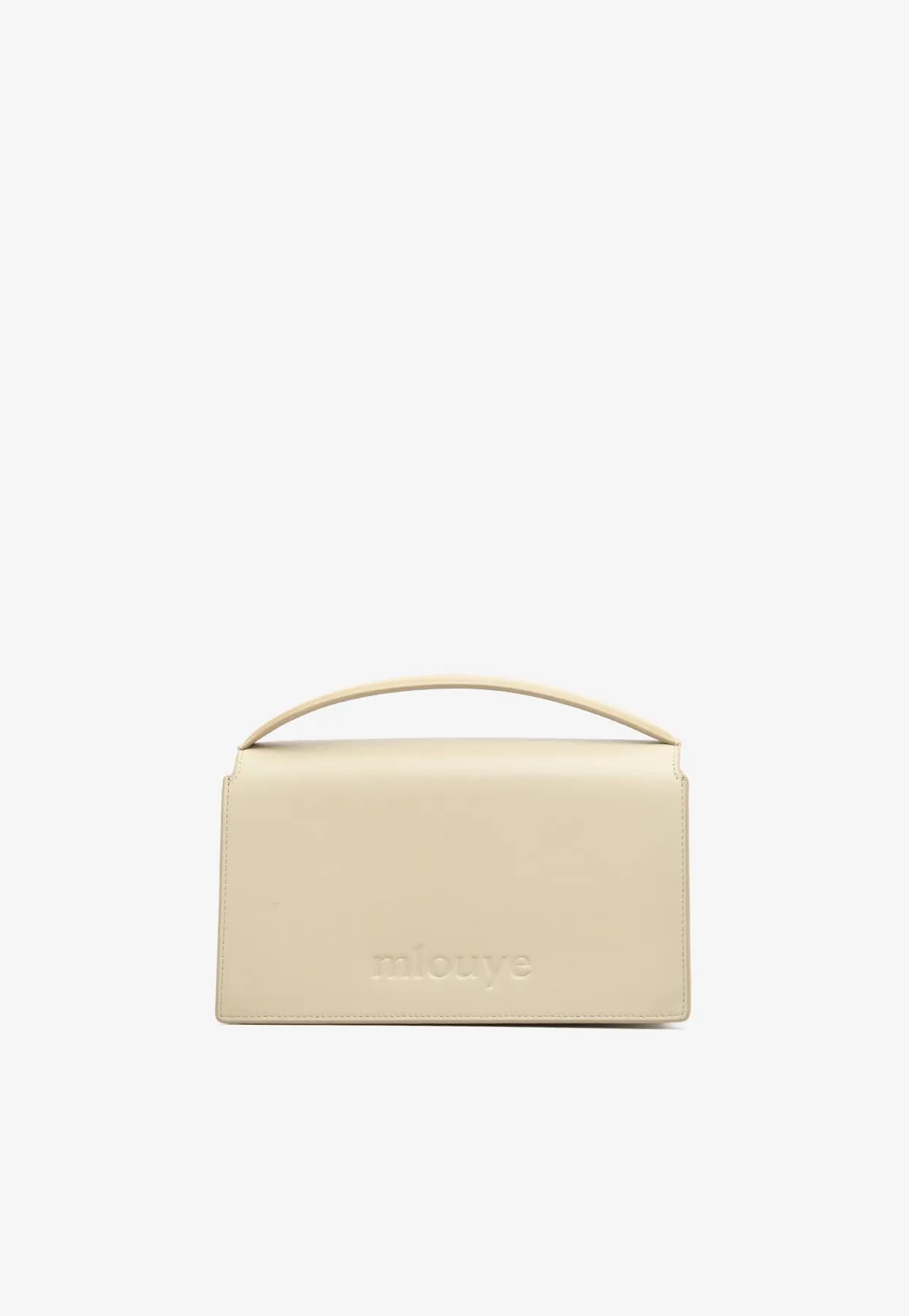 Small Naomi Calf Leather Top Handle Bag