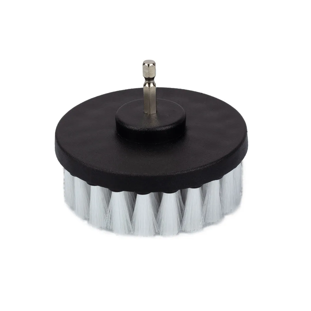 Soft Leather & Fabric Drill Brush Set
