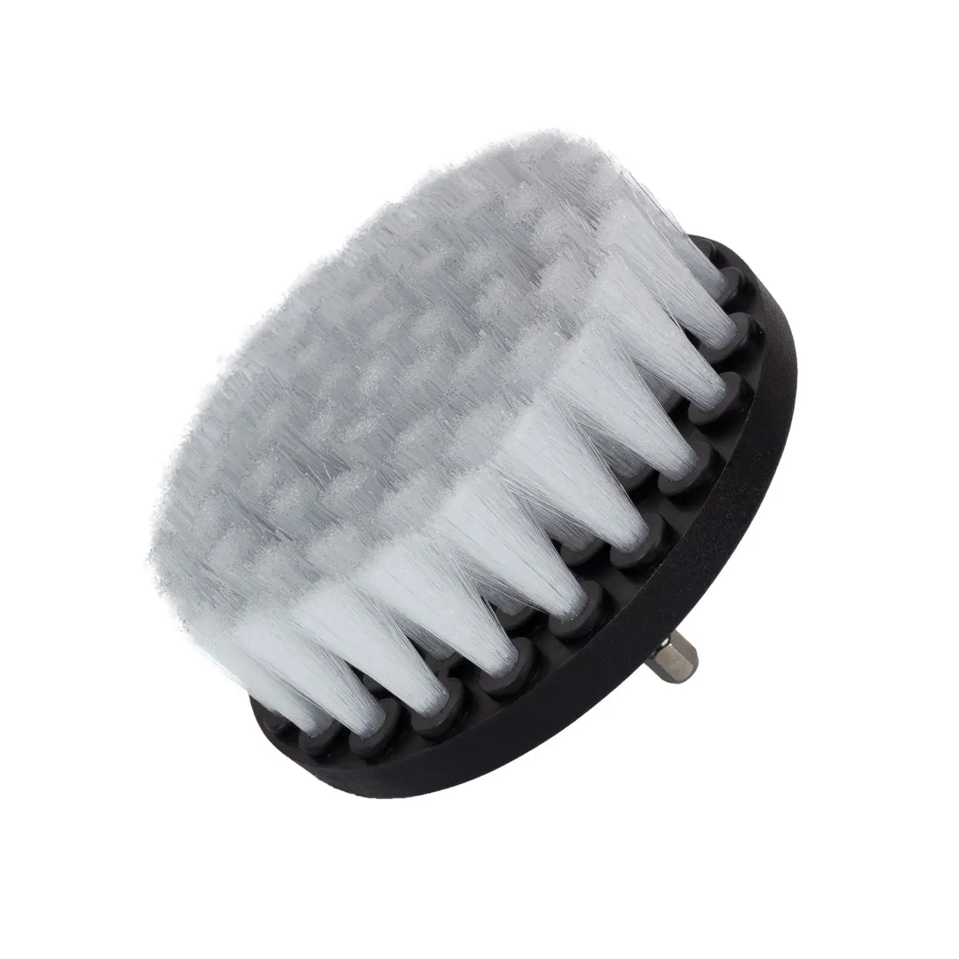 Soft Leather & Fabric Drill Brush Set
