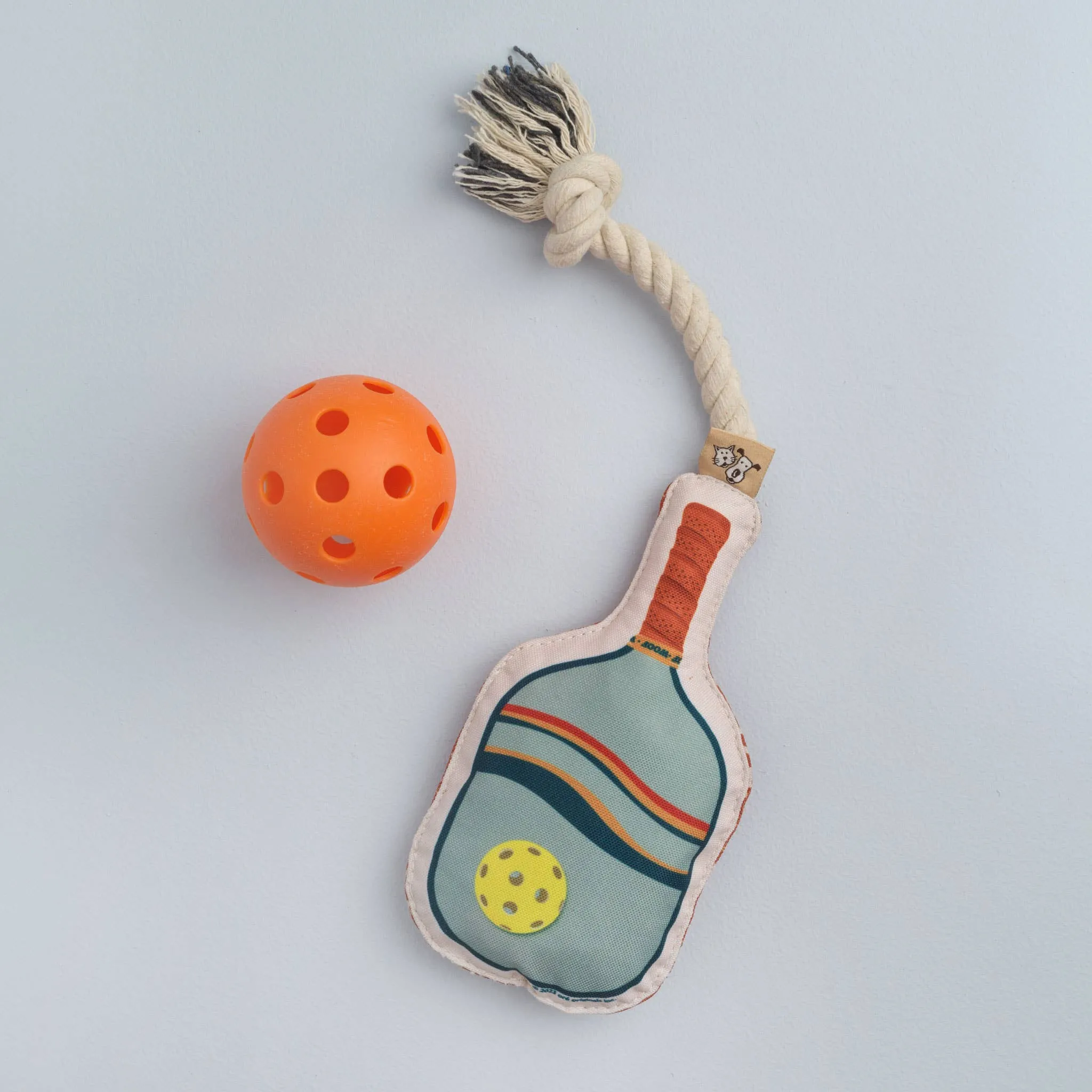 Speckle and Spot by Ore’ Originals - Rope Dog Toy | Pickleball