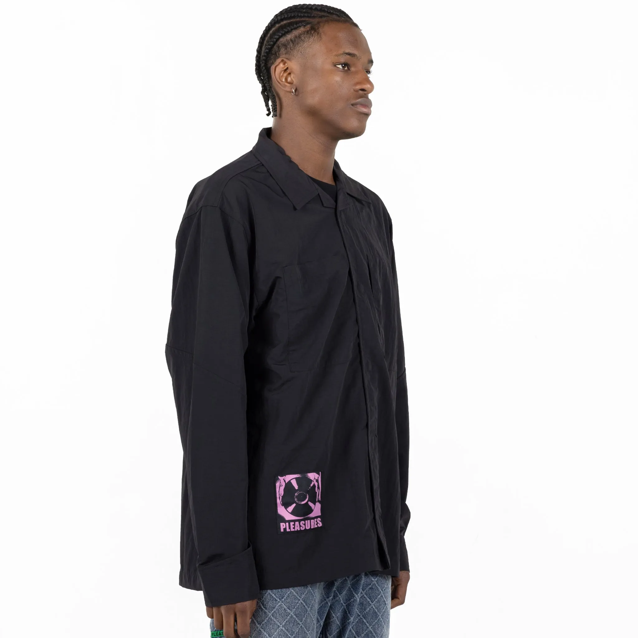 STARE LS OVERSHIRT (Black)