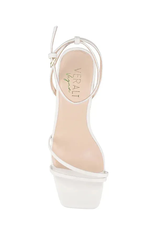 Stevie Block Heels Chalk White