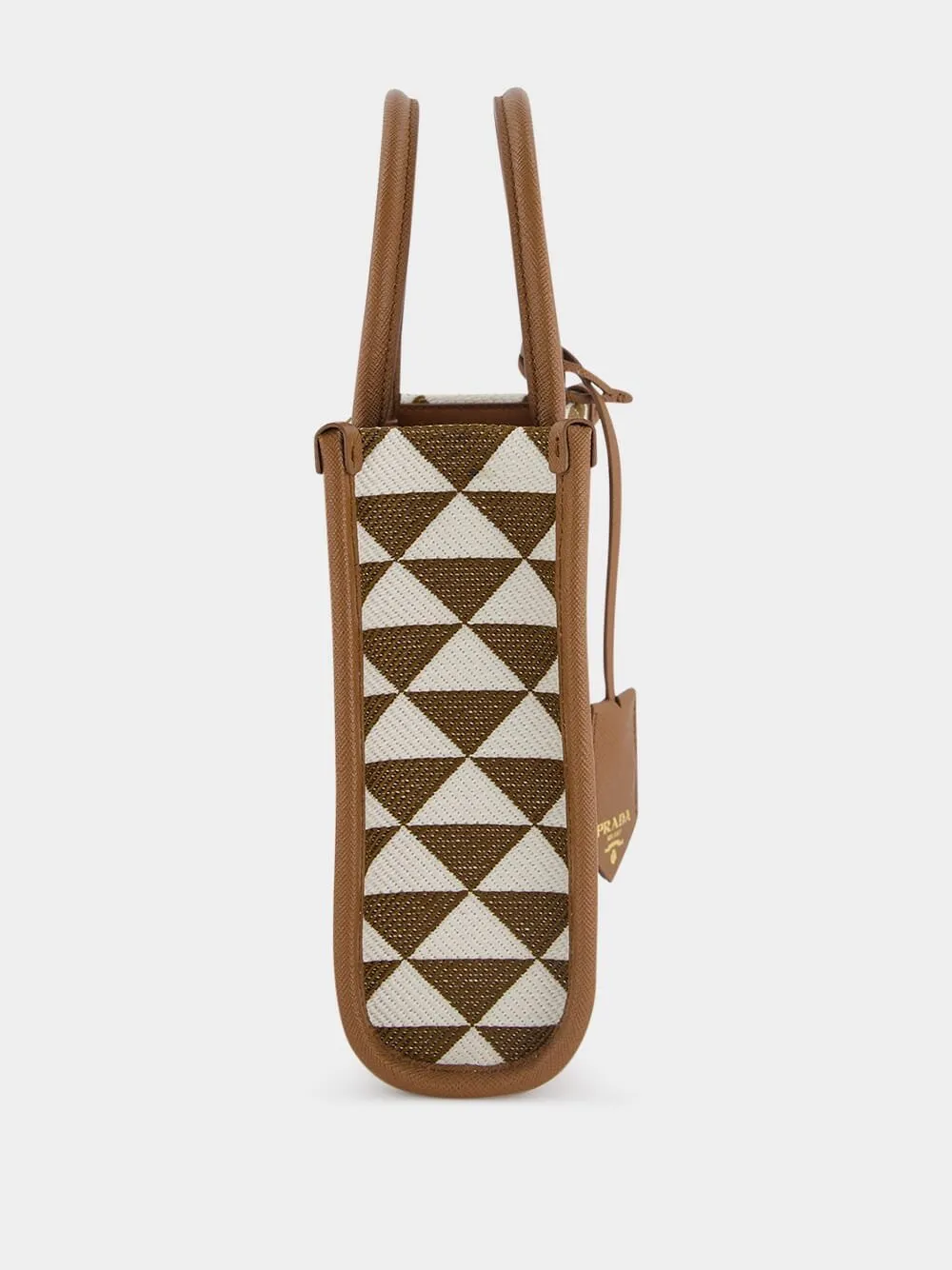 Symbole Embroidered Fabric Mini Bag
