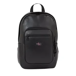 Tagged Rounded Backpack - Black