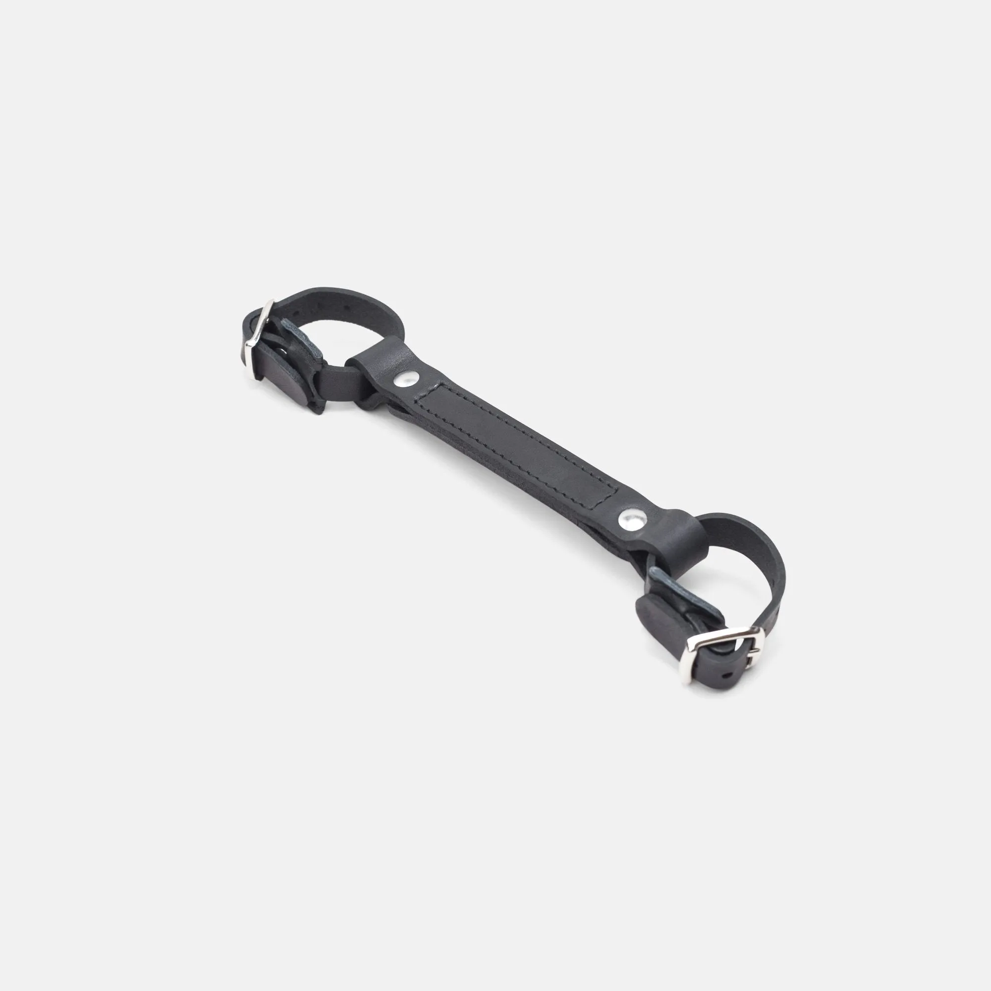 Temple Leather Carry Handle - Black