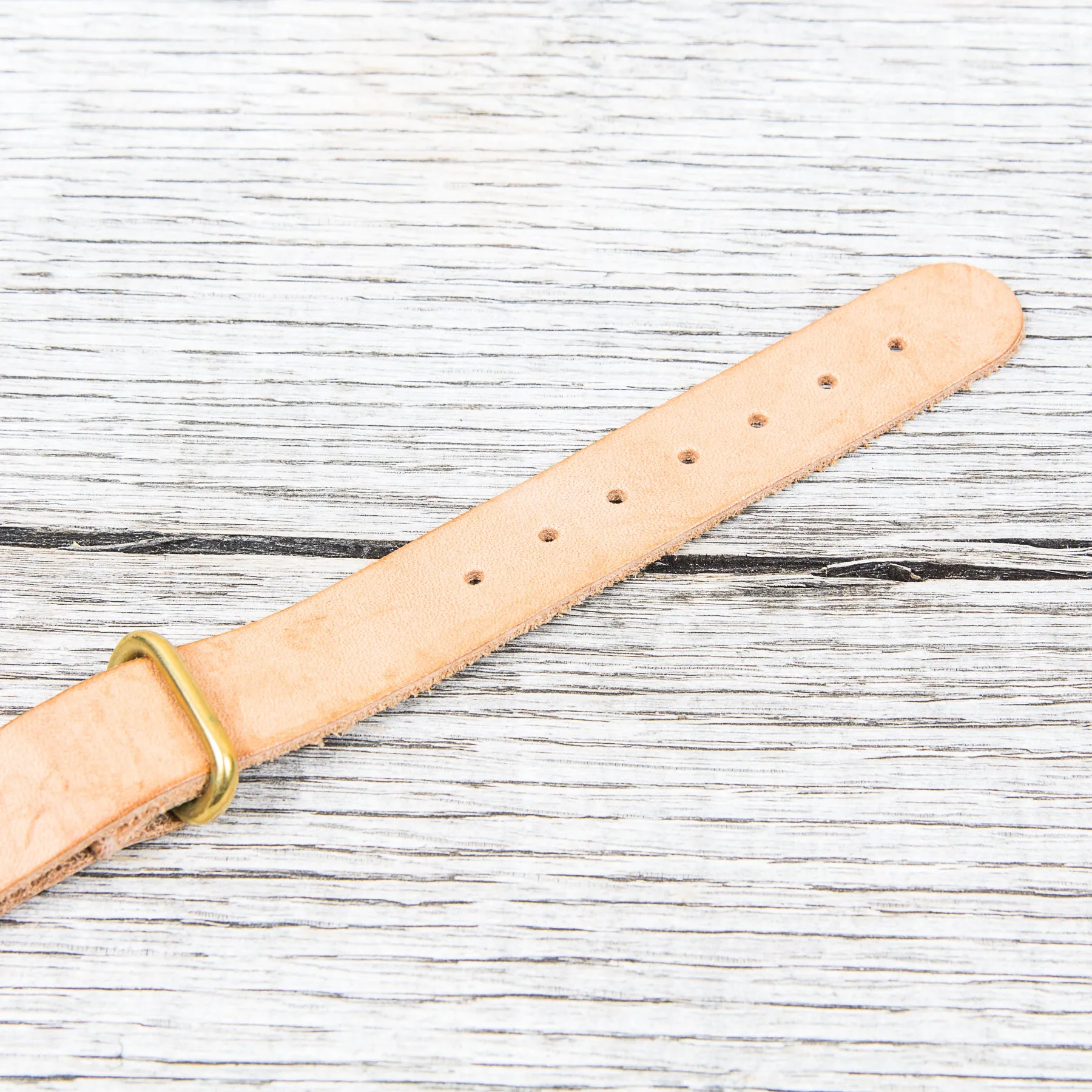 Tender Nato Watch Strap Natural Tan Wattle Leather 20 mm