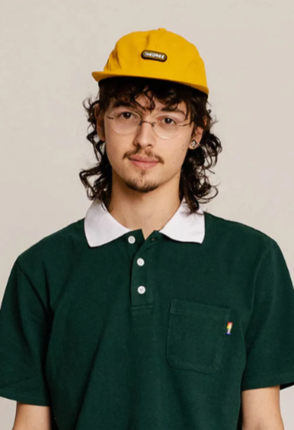 THEORIES NYLON RUNNING CAP CANARY