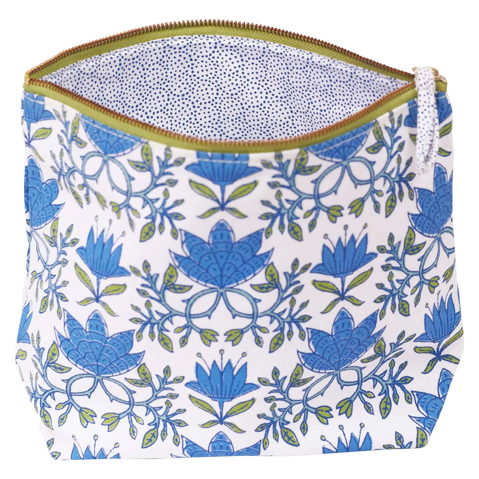 TILLY BLUE GREEN Pouch Large