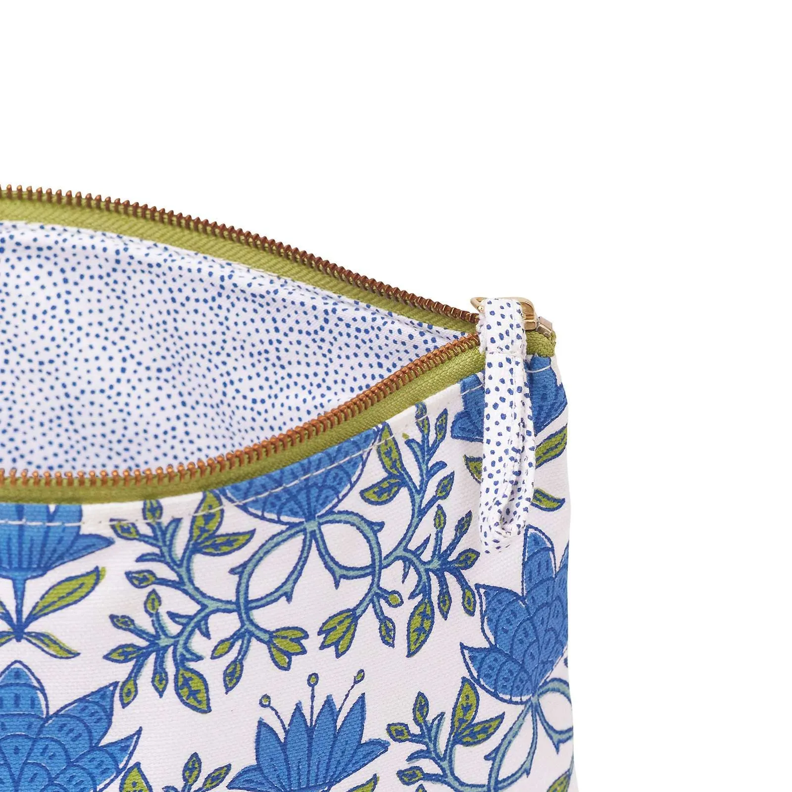 TILLY BLUE GREEN Pouch Large