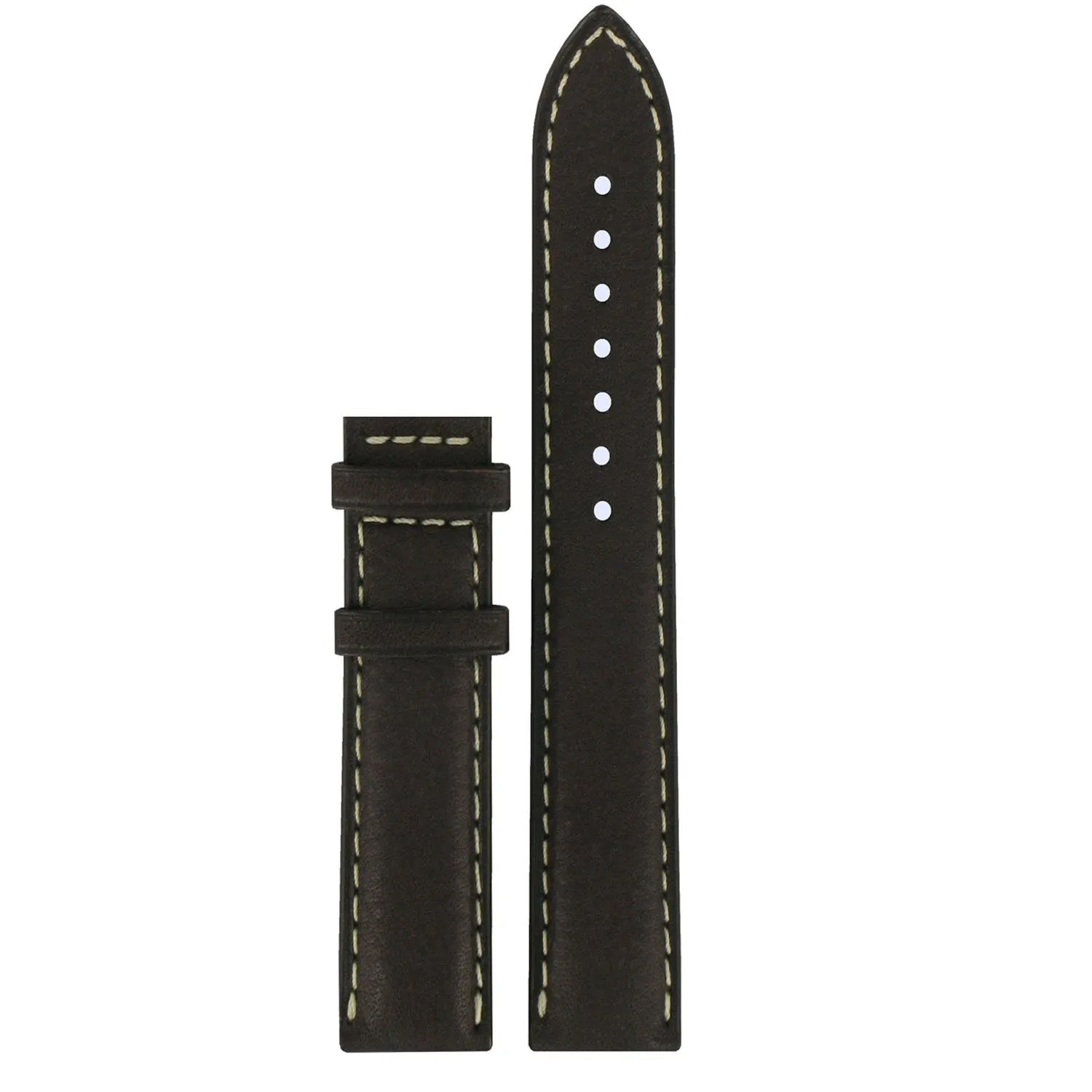 Tissot Strap T610025416 PRC 200 Brown Leather Strap 19mm