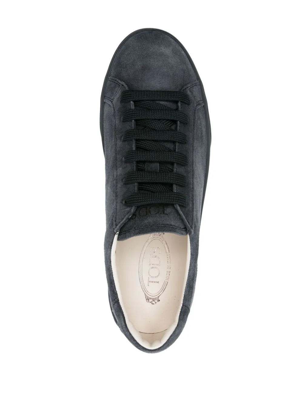 TOD'S Men's Suede Sneakers with Embossed Logo