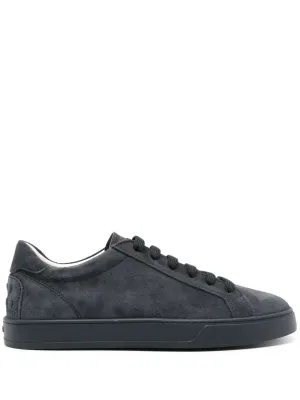 TOD'S Men's Suede Sneakers with Embossed Logo