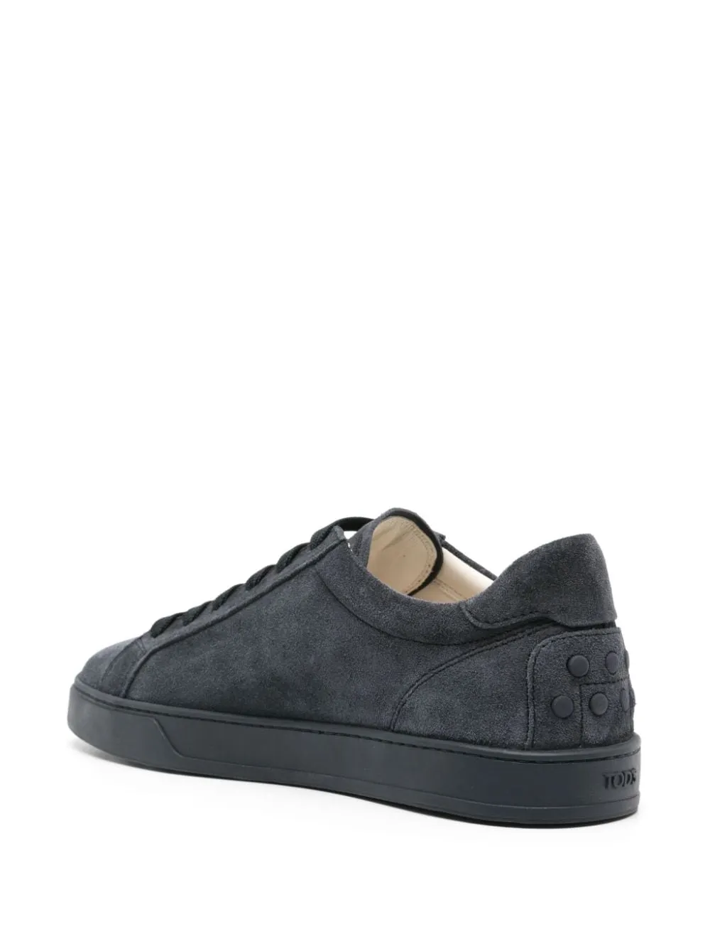 TOD'S Men's Suede Sneakers with Embossed Logo