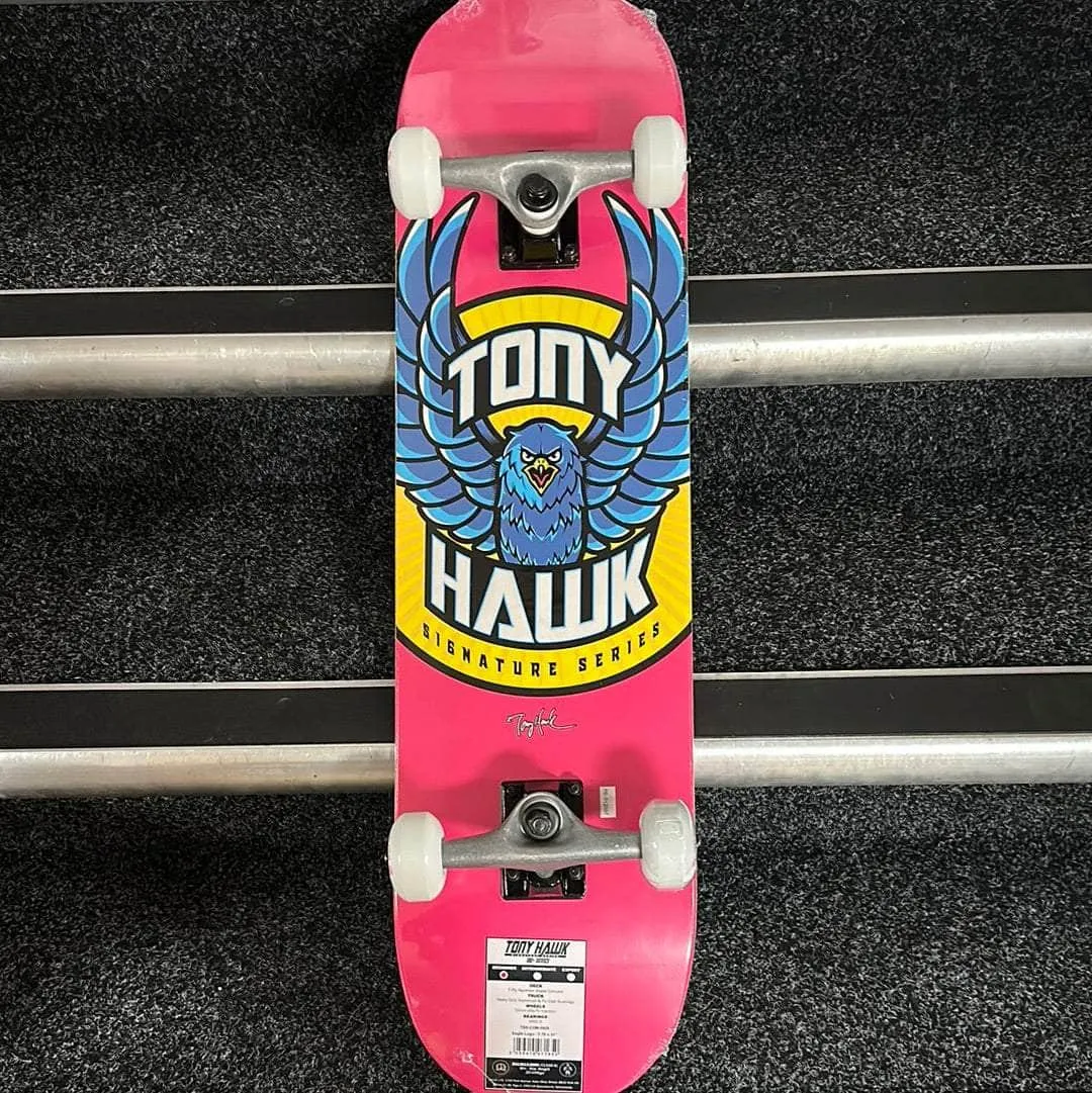 Tony Hawk 180  Eagle Logo Pink 7.75" Complete Skateboard