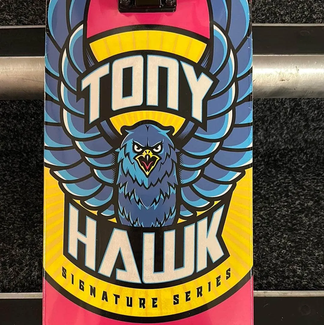 Tony Hawk 180  Eagle Logo Pink 7.75" Complete Skateboard