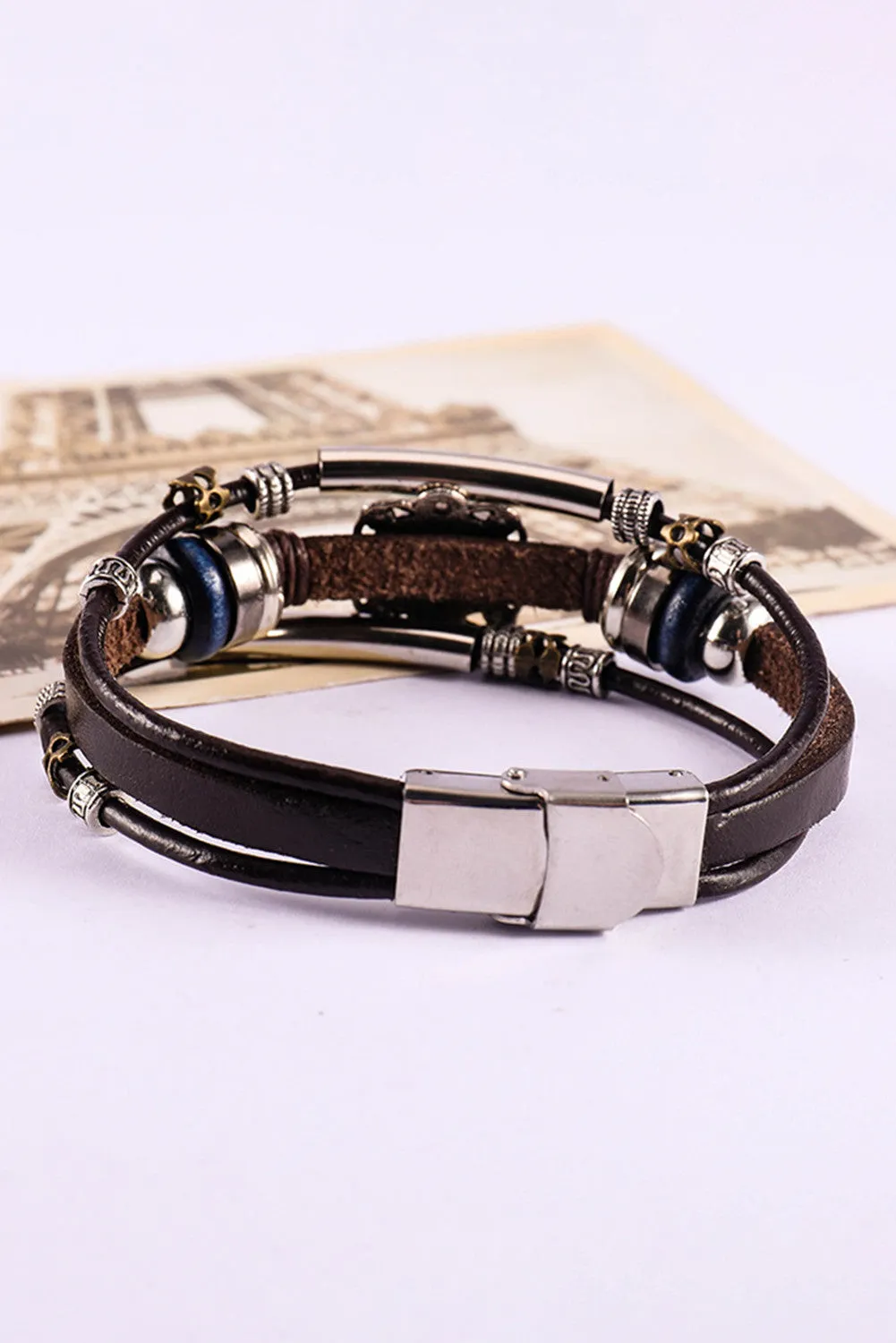 Turquoise Faux Leather Bracelet