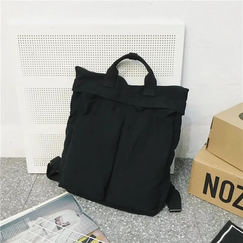 Unisex Canvas Backpack High Capacity Travel Bag