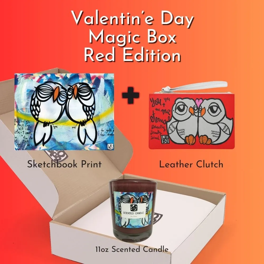 Valentine's Day Magic Box - Red Edition 8.5x11" - Lebo Magic Box
