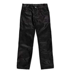 VEGAN LEATHER 5 POCKET PANT