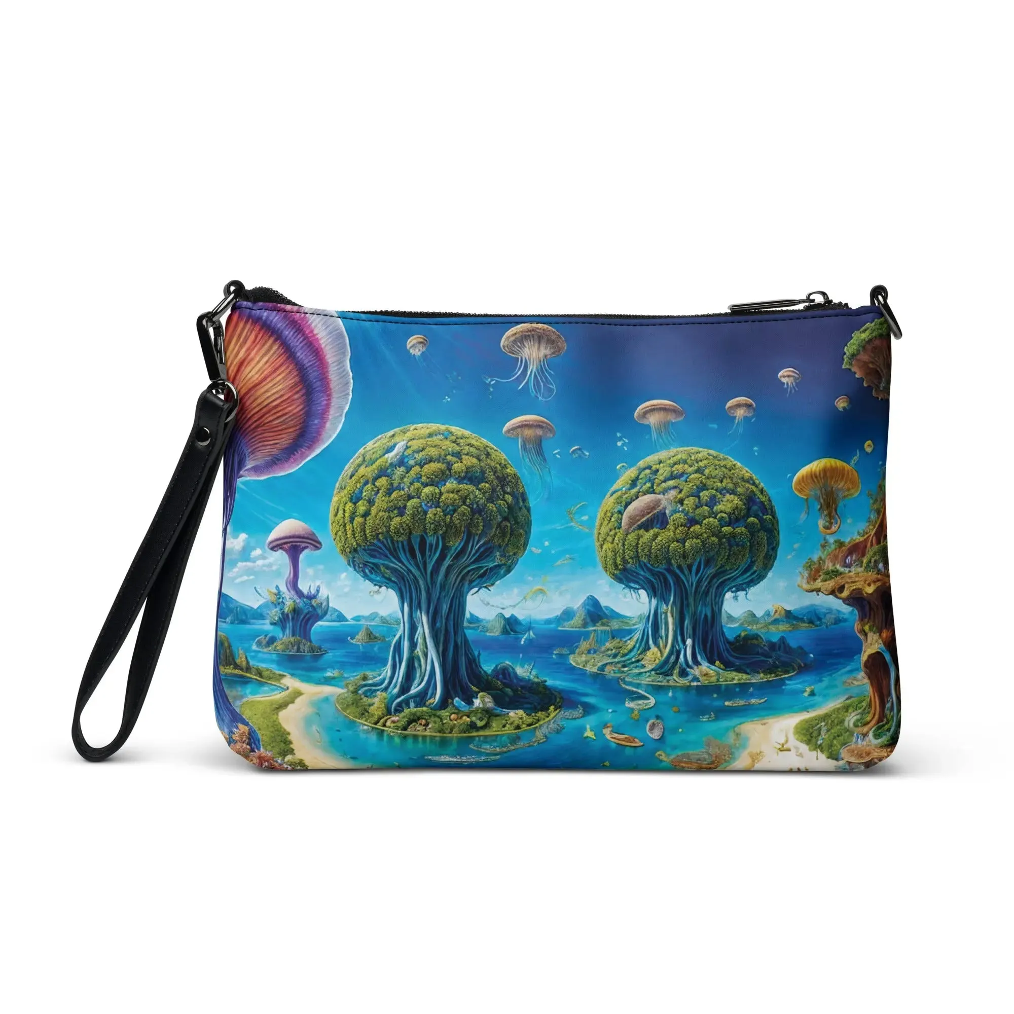 Versatile Crossbody Bag Cosmic Tree Isle