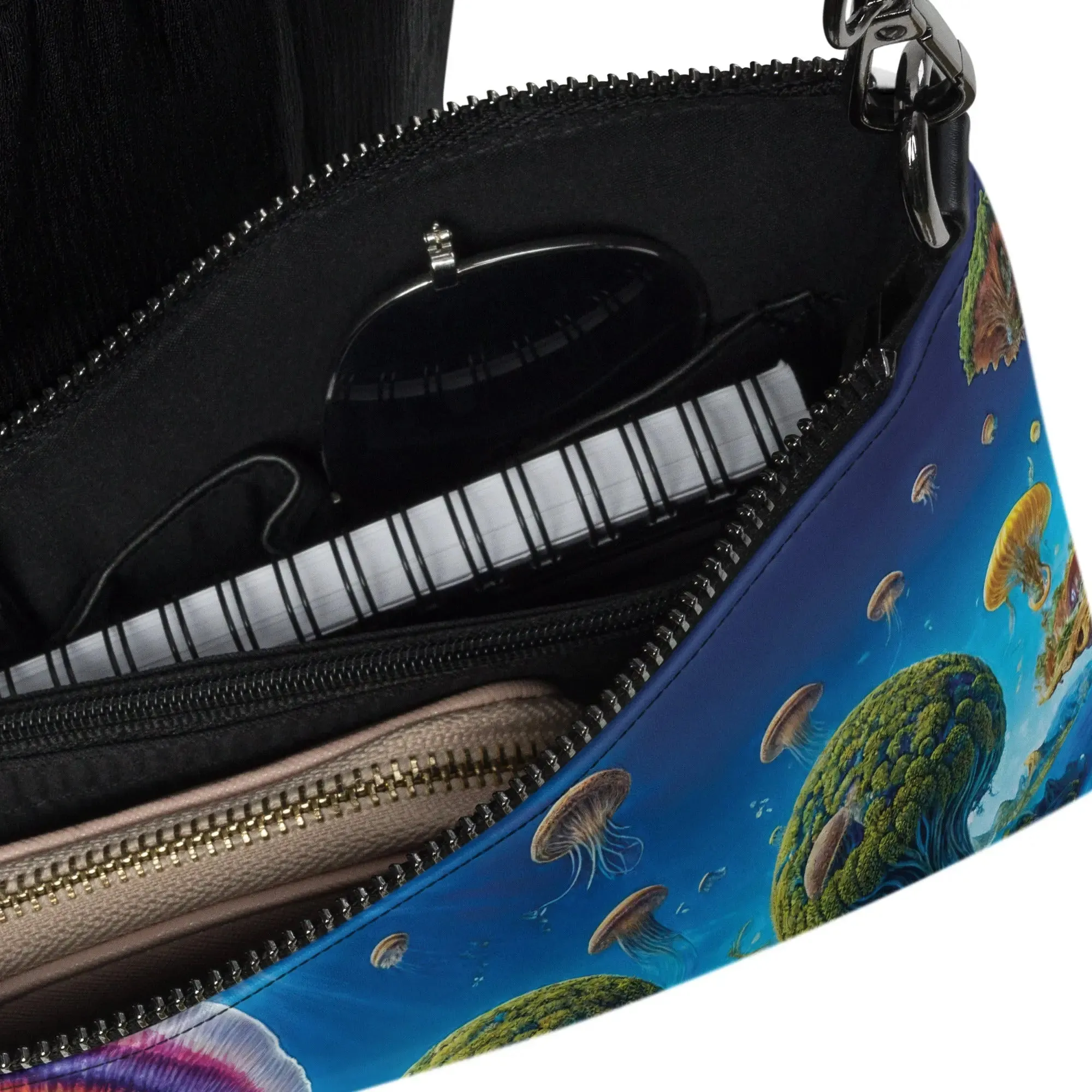 Versatile Crossbody Bag Cosmic Tree Isle