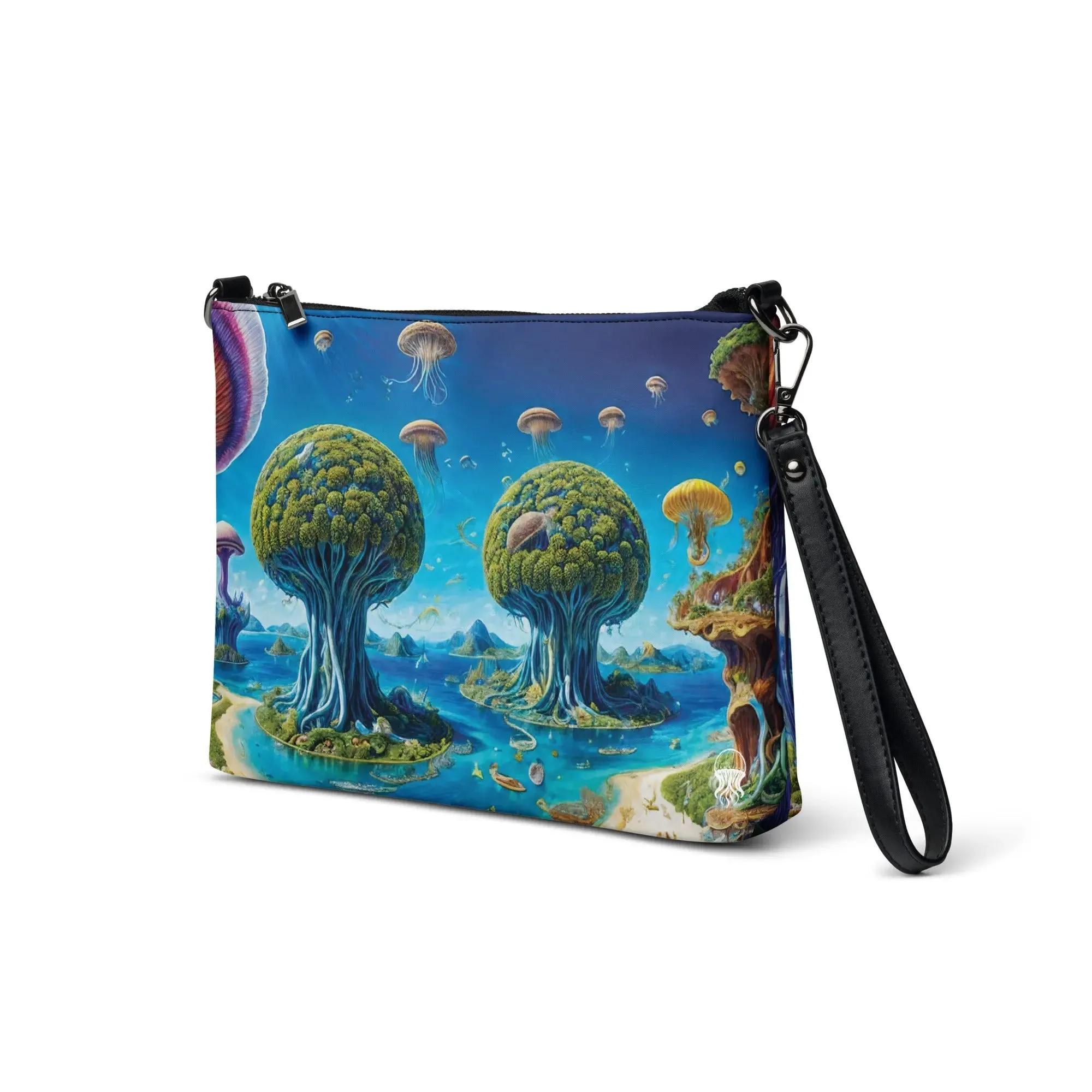 Versatile Crossbody Bag Cosmic Tree Isle