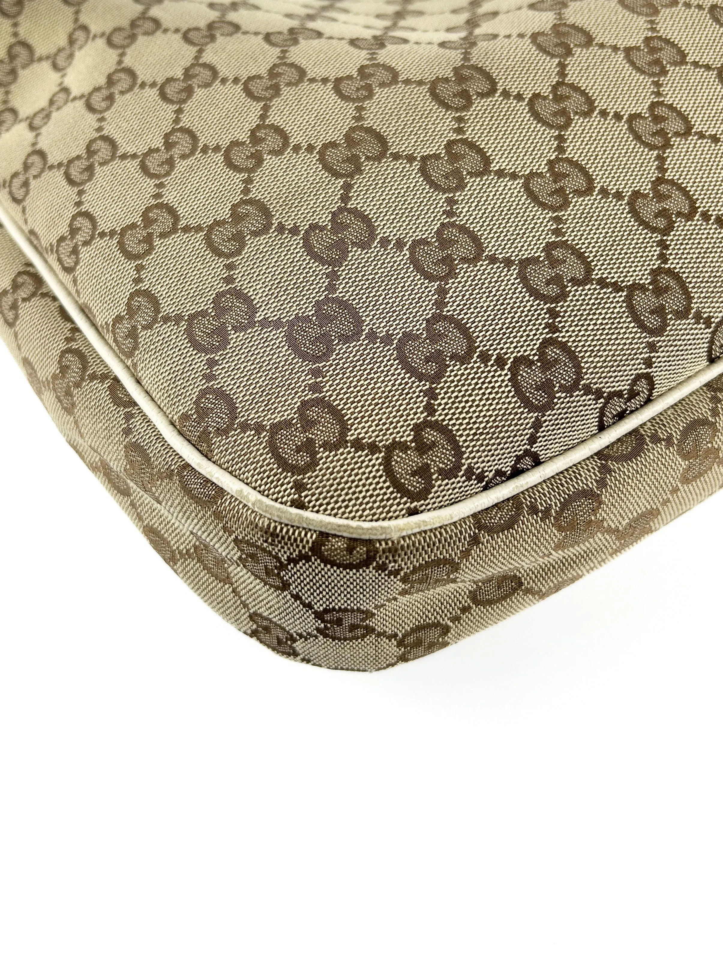 Vintage Gucci Monogram Shoulder Bag